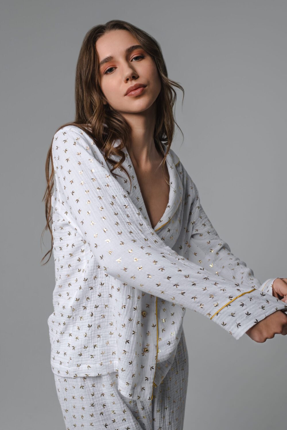 Pizama Codekus Soft Touch Balta
