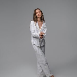 Pizama Codekus Soft Touch Balta 2