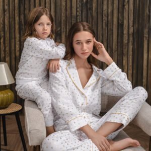 Pizama Codekus Soft Touch Vaikiska Balta 3