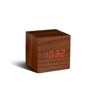 Originalios Dovanos Medinis Cube Click Laikrodis 10