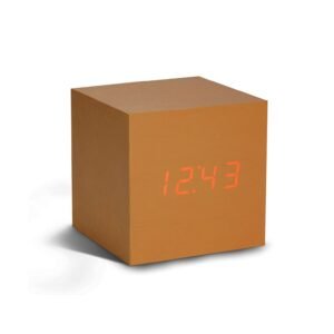 Originalios Dovanos Medinis Cube Click Laikrodis 13