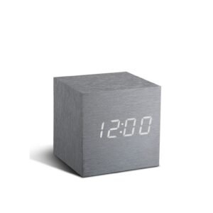 Originalios Dovanos Medinis Cube Click Laikrodis 5