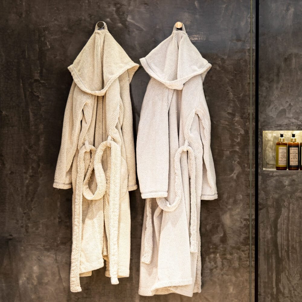 Chalatas Linen Waffle Natural