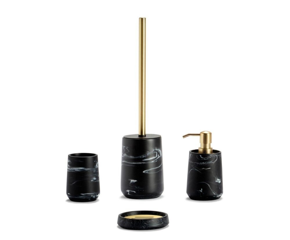 Dantu Sepeteliu Laikiklis Black Marble Bronze