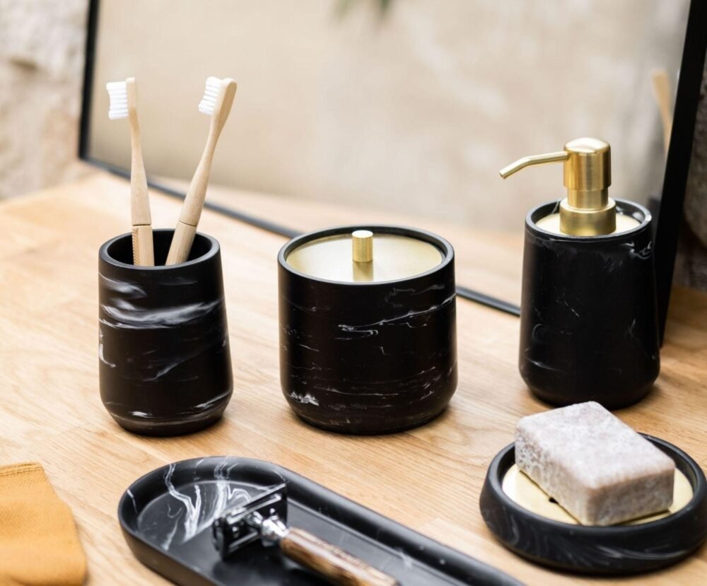 Muiline Black Marble Bronze 2 2