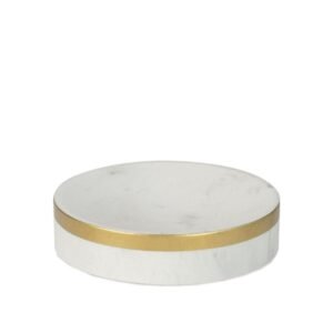 Muiline Round Marble Gold