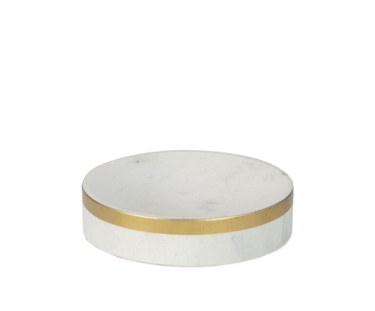 Muiline Round Marble Gold