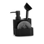 Muilo Dozatorius Juodas Wavy 3in1