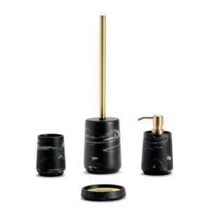 Tualeto Sepetys Black Marble Bronze