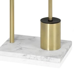 Tualeto Sepetys Ir Tualetinio Popieriaus Laikiklis Marmuro Auksinis 2
