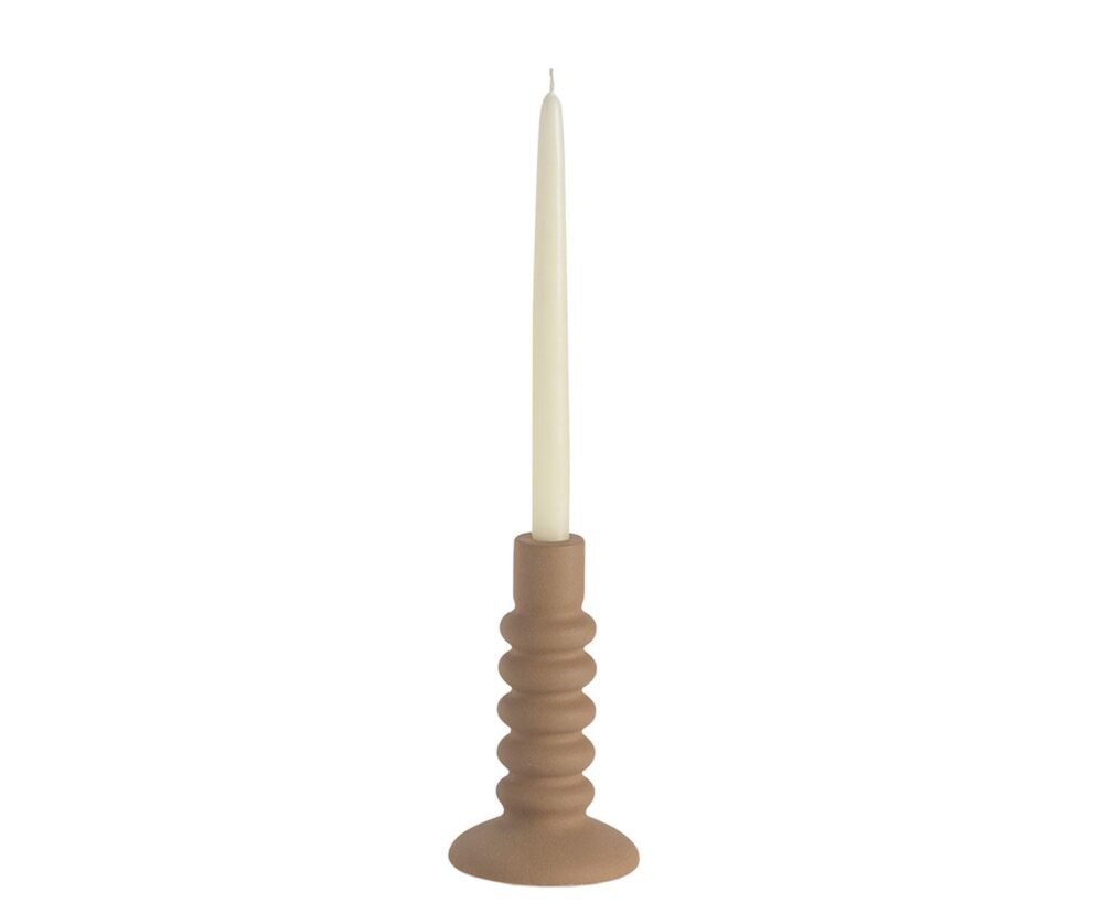 Žvakidės keramikinės ruda Ø11X18,5CM