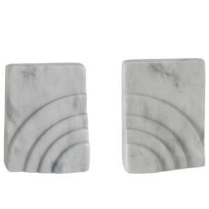 Knygu Laikikliai Marmuriniai 2vnt 11x5x14 Cm 4
