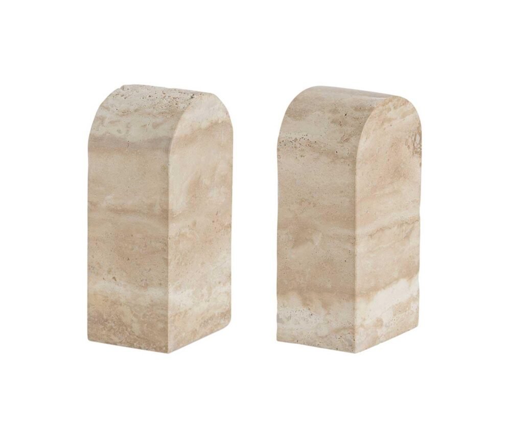 Knygu Laikikliai Marmuriniai 2vnt 7x5x14 Cm