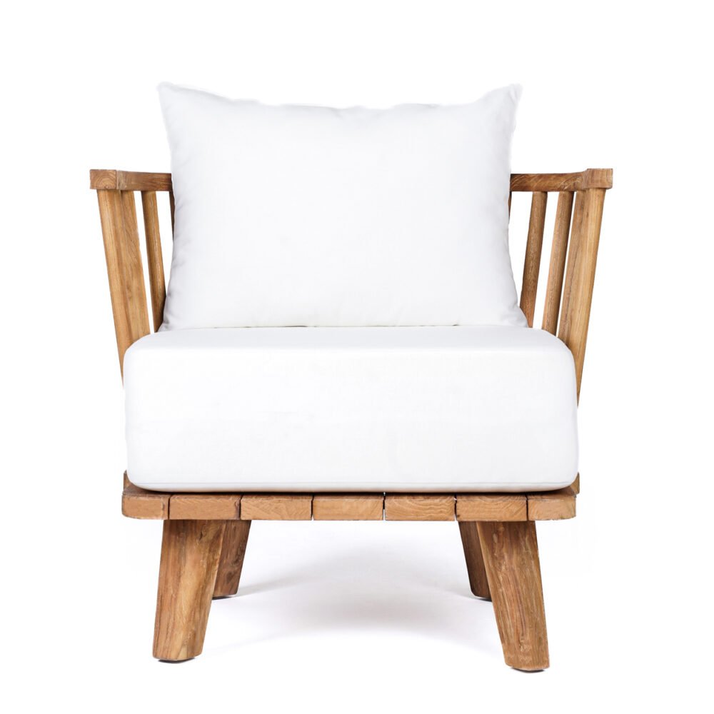 Lauko baldai fotelis Malawi White