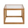 Kavos Staliukai Oak And Glass 60x60cm 6