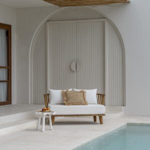 Lauko Baldai Dviviete Sofa Malawi White 6