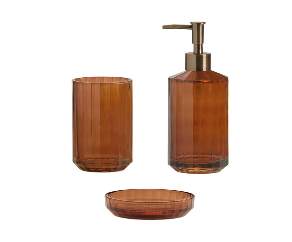 Muilo Dozatorius Brown Glass