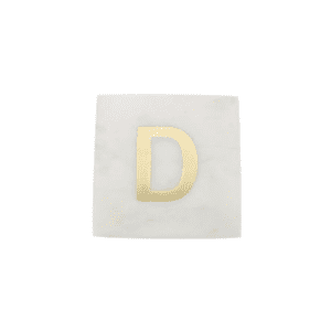 Padekliukai Veronos Marmuro Rinkinys Monograma D