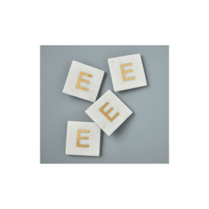 Padekliukai Veronos Marmuro Rinkinys Monograma E 2