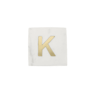 Padekliukai Veronos Marmuro Rinkinys Monograma K