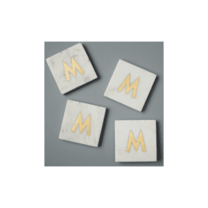 Padekliukai Veronos Marmuro Rinkinys Monograma M 2