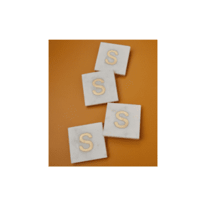 Padekliukai Veronos Marmuro Rinkinys Monograma S