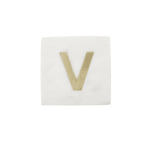 Padekliukai Veronos Marmuro Rinkinys Monograma V 2