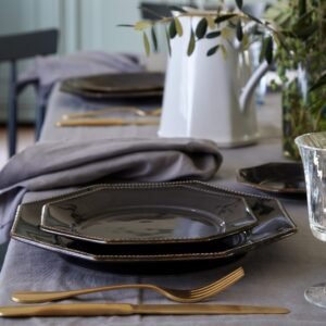 Indai 5 Daliu Rinkinys Luzia Dark Grey