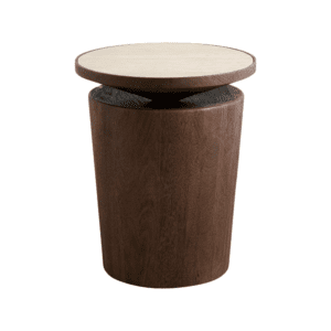 Šoninis staliukas "KWANDO" su travertinu