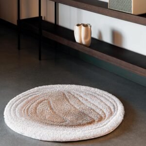 Vonios Kilimelis Ivy O 80cm Silver