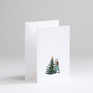 Kalediniai Atvirukai Eglutes Puosimas 3