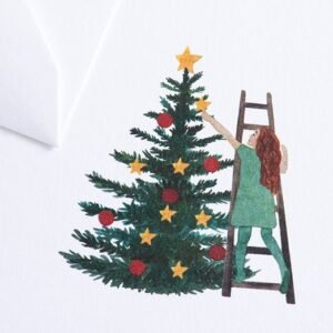 Kalediniai Atvirukai Eglutes Puosimas