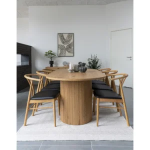 Valgomojo Stalas Boavista Natural 100x210x75 Cm 4