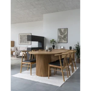 Valgomojo Stalas Boavista Natural 100x210x75 Cm 5