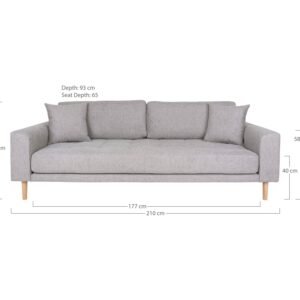Trivietė sofa "Lido"