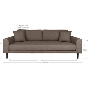 Trivietė sofa "Lido"