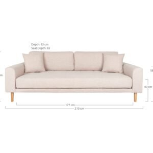 Trivietė sofa "Lido"