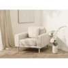 Fotelis "Lido" smėlio spalvos