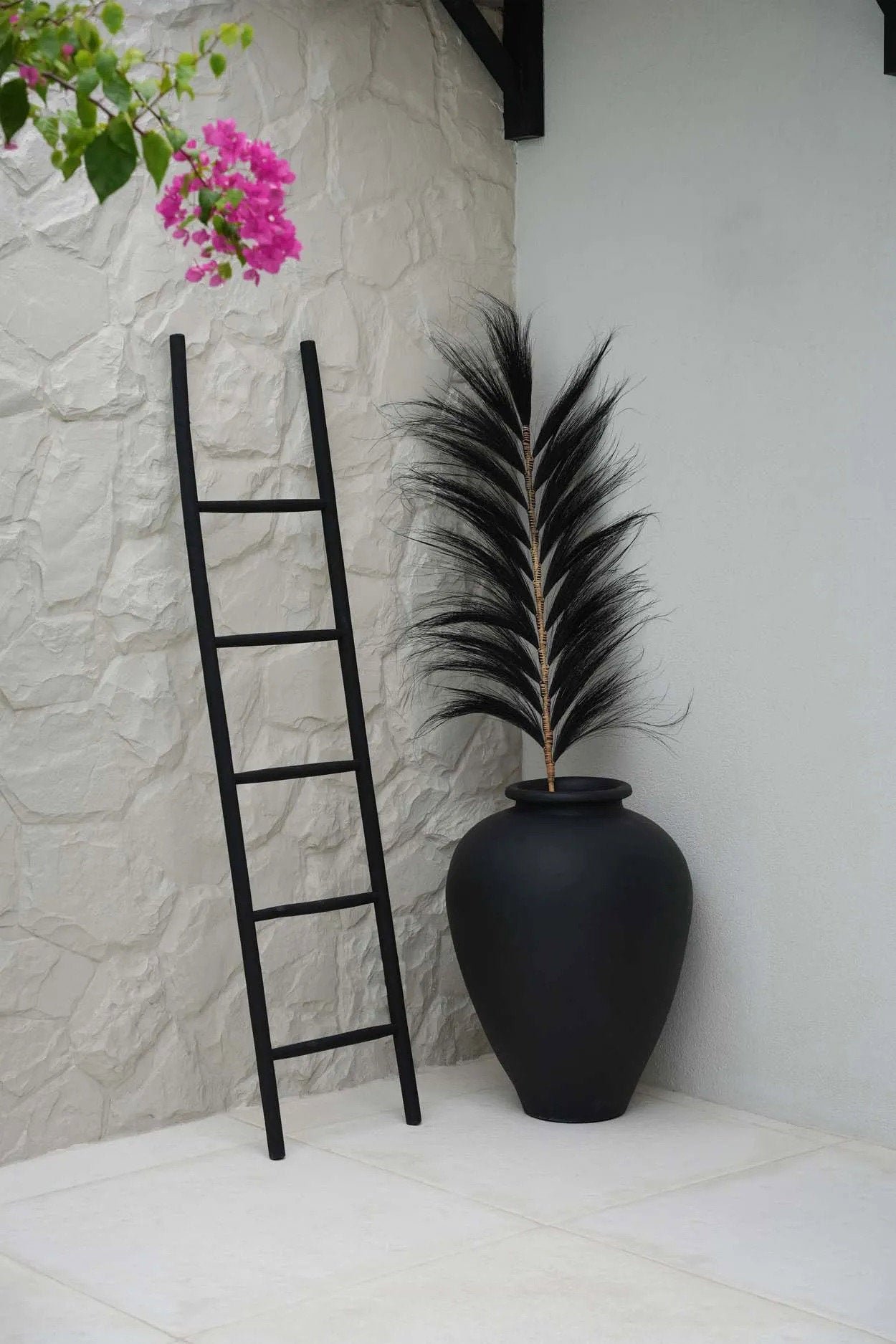Dekoratyvinės kopėčios „Tulum" juodos 165 cm - Image 3
