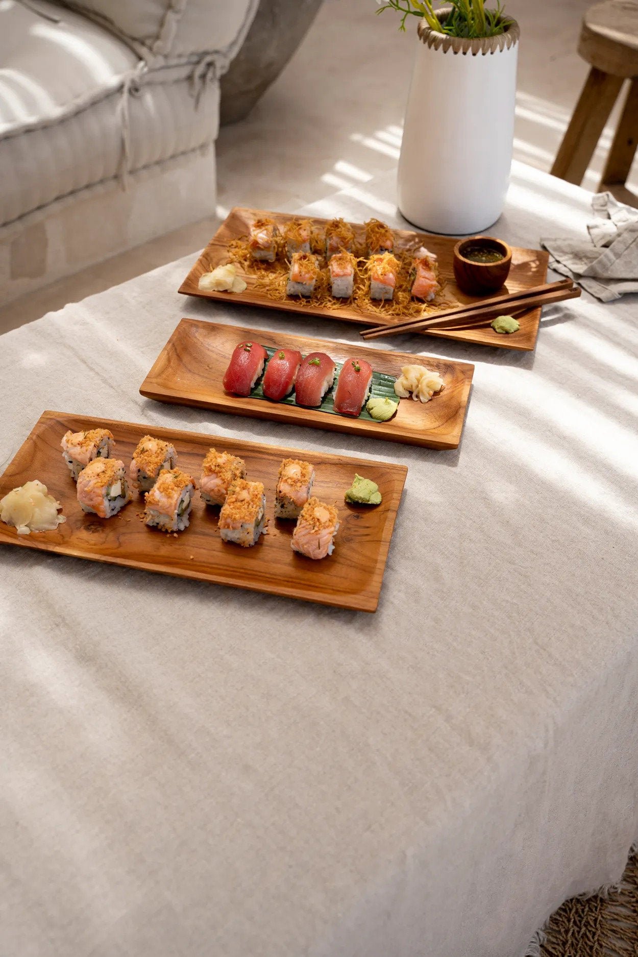 Sushi lėkštė iš tikmedžio S - Image 5