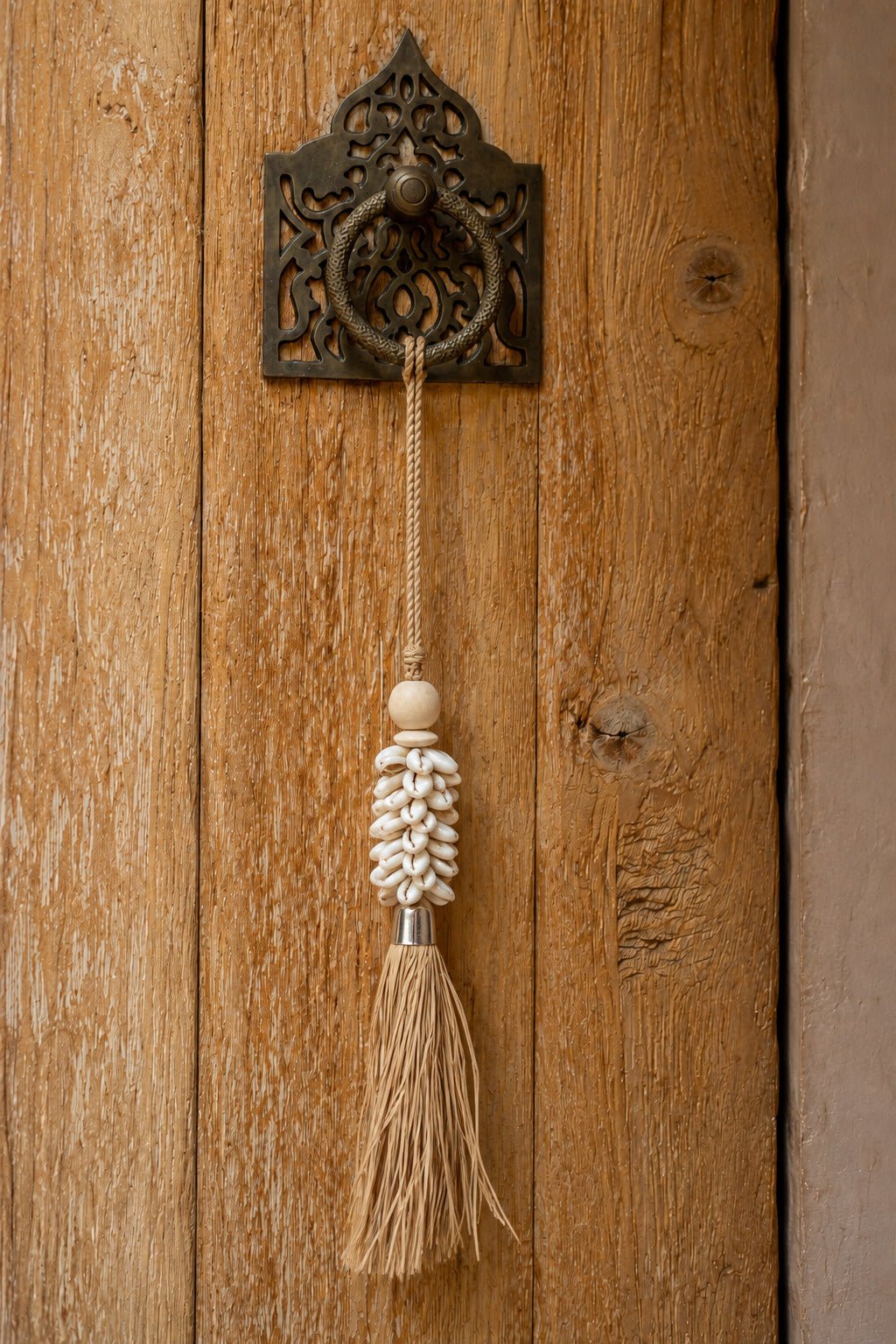 Sienos dekoracija "Cowrie and Raffia Natural" - Image 4