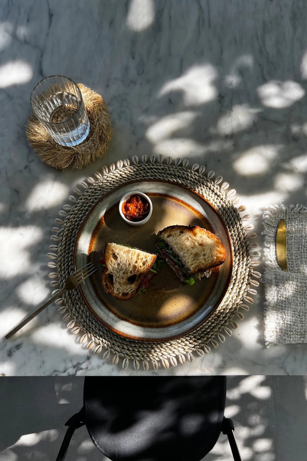 Jūržolės padėkliukas „The Seagrass Shell Placemat“ - Image 8