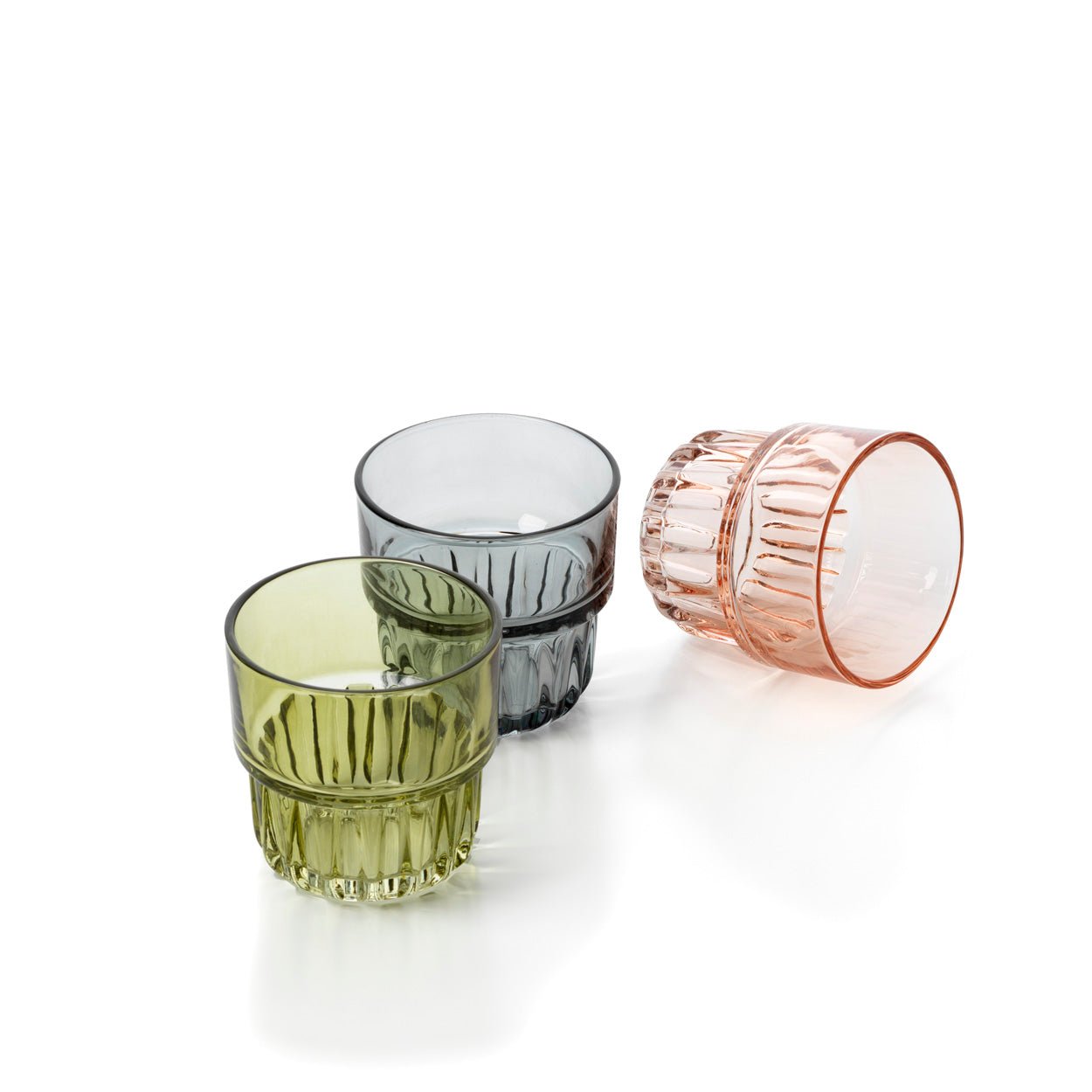Stiklinė Faceted Tumbler – žalia - Image 6