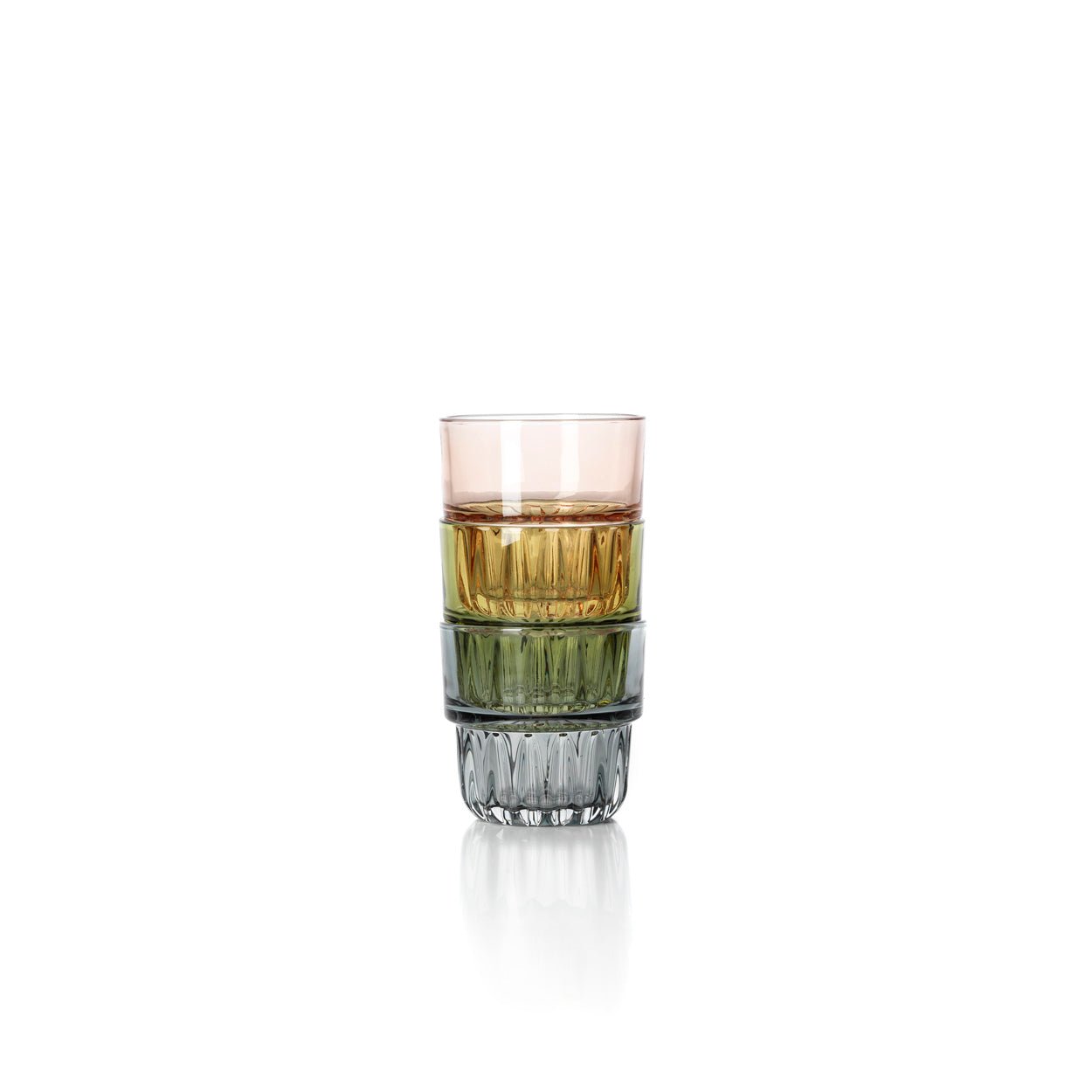Stiklinė Faceted Tumbler – žalia - Image 5