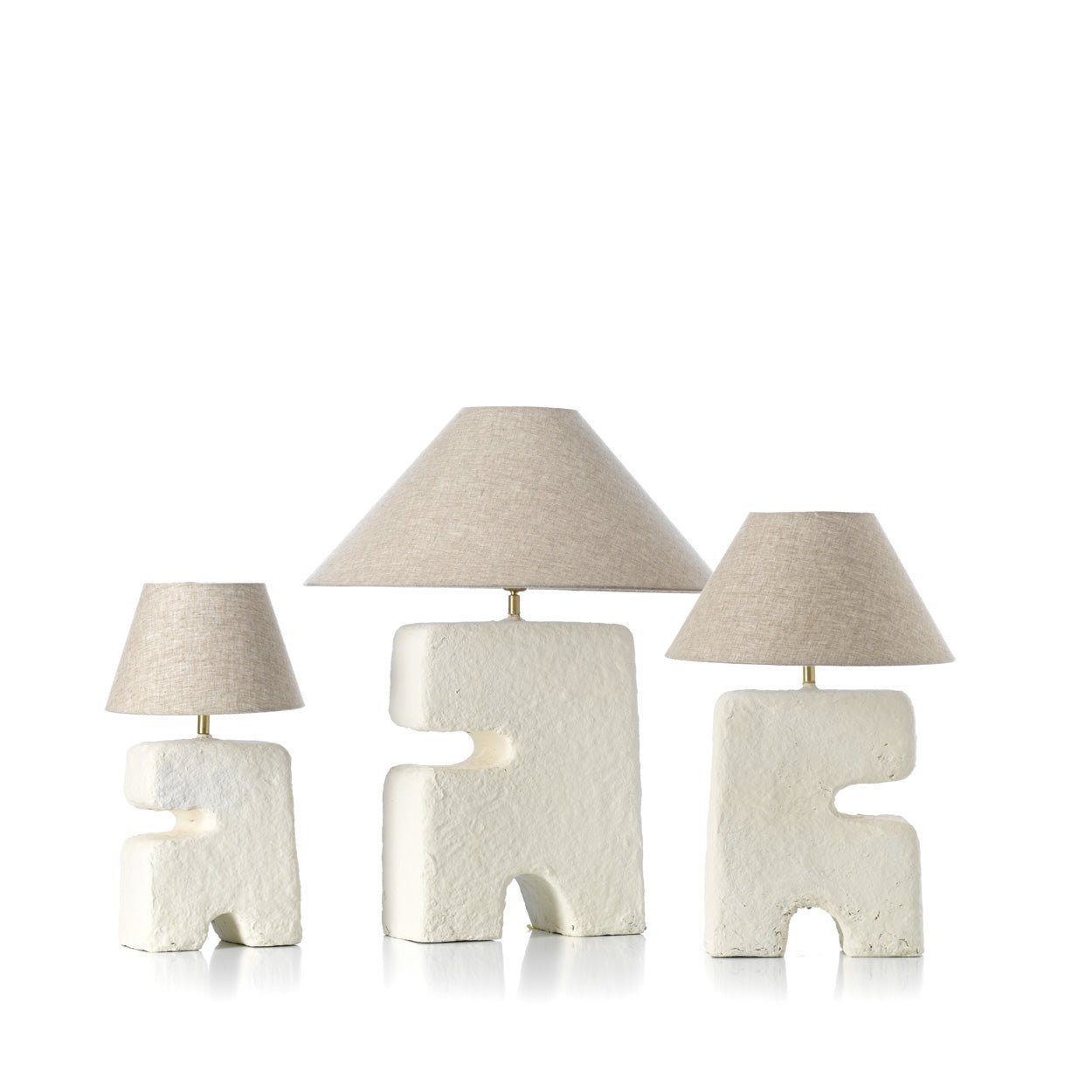 Stalinė lempa L'Objet – balta, M - Image 8