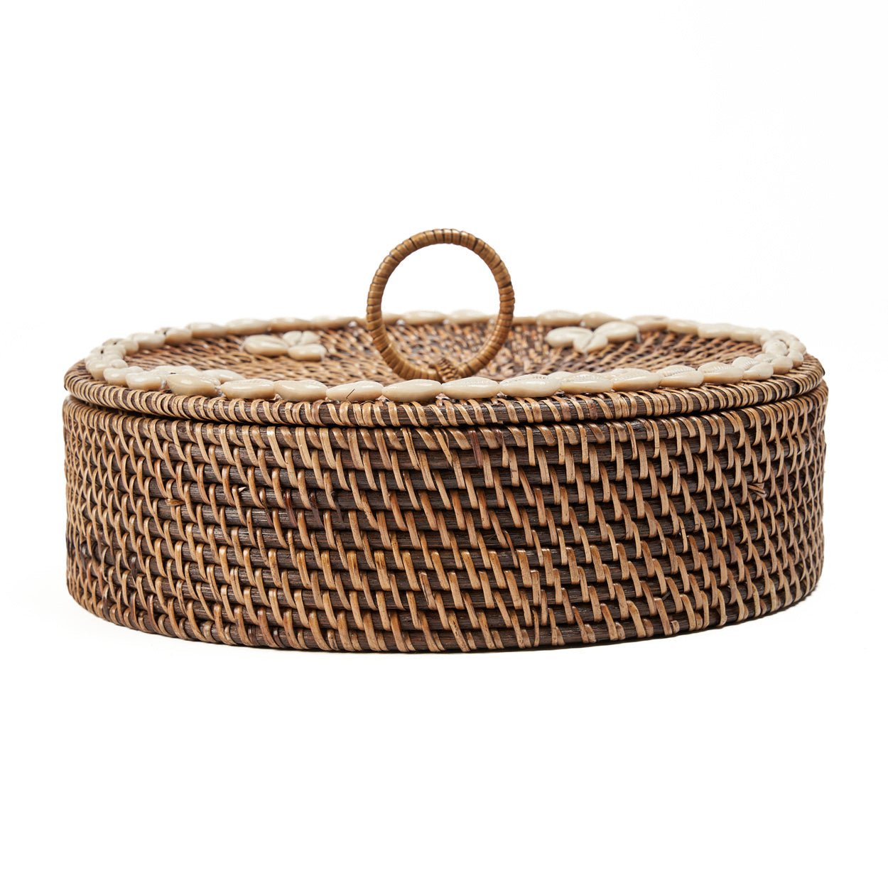 Krepšys su skyriais Rattan – natūrali ruda - Image 5