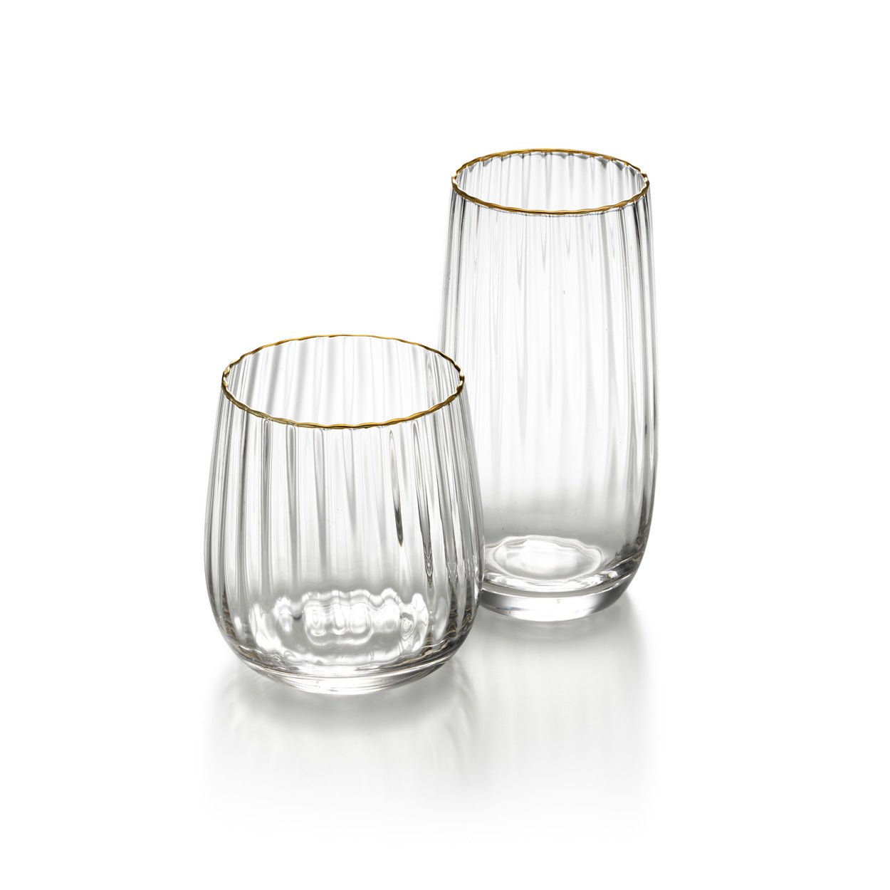 Stiklinė Golden Rim Tumbler – natūrali auksinė - Image 9