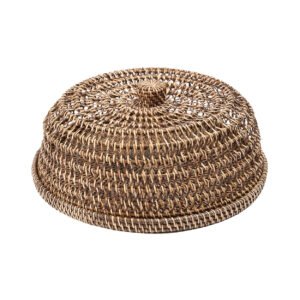 Maisto gaubtas Rattan – natūrali ruda, L