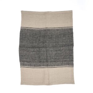 Virtuvės rankšluostis Linen Moody – natūrali juoda