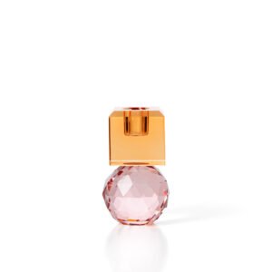 Žvakidė Citrine & Rose Quartz
